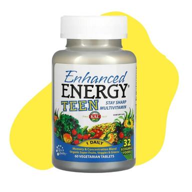 Enhanced Energy Teen 60 VegTabs 1