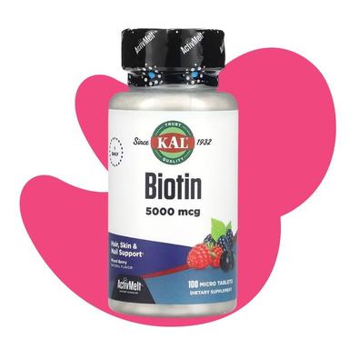 Biotin ActivMelt 5000mcg 100 MicroTablets 1