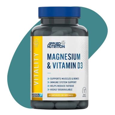 Magnesium & Vitamin D3, 60 Capsules 1