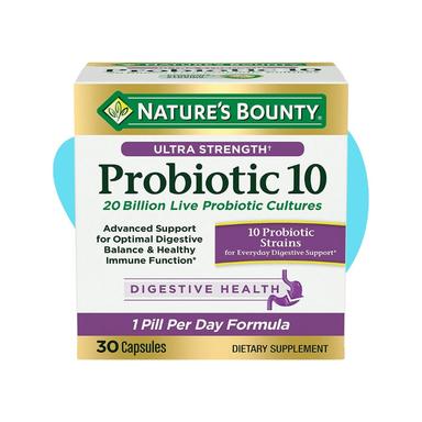 Probiotic 10, 20 Billion Live Cultures 1