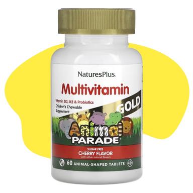 Animal Parade GOLD Multi Children’s Chewables Cherry Sugar free 1